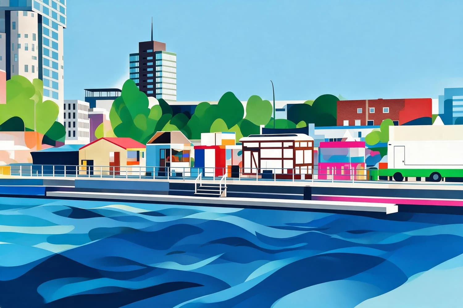 Convierte una foto en arte vectorial de color