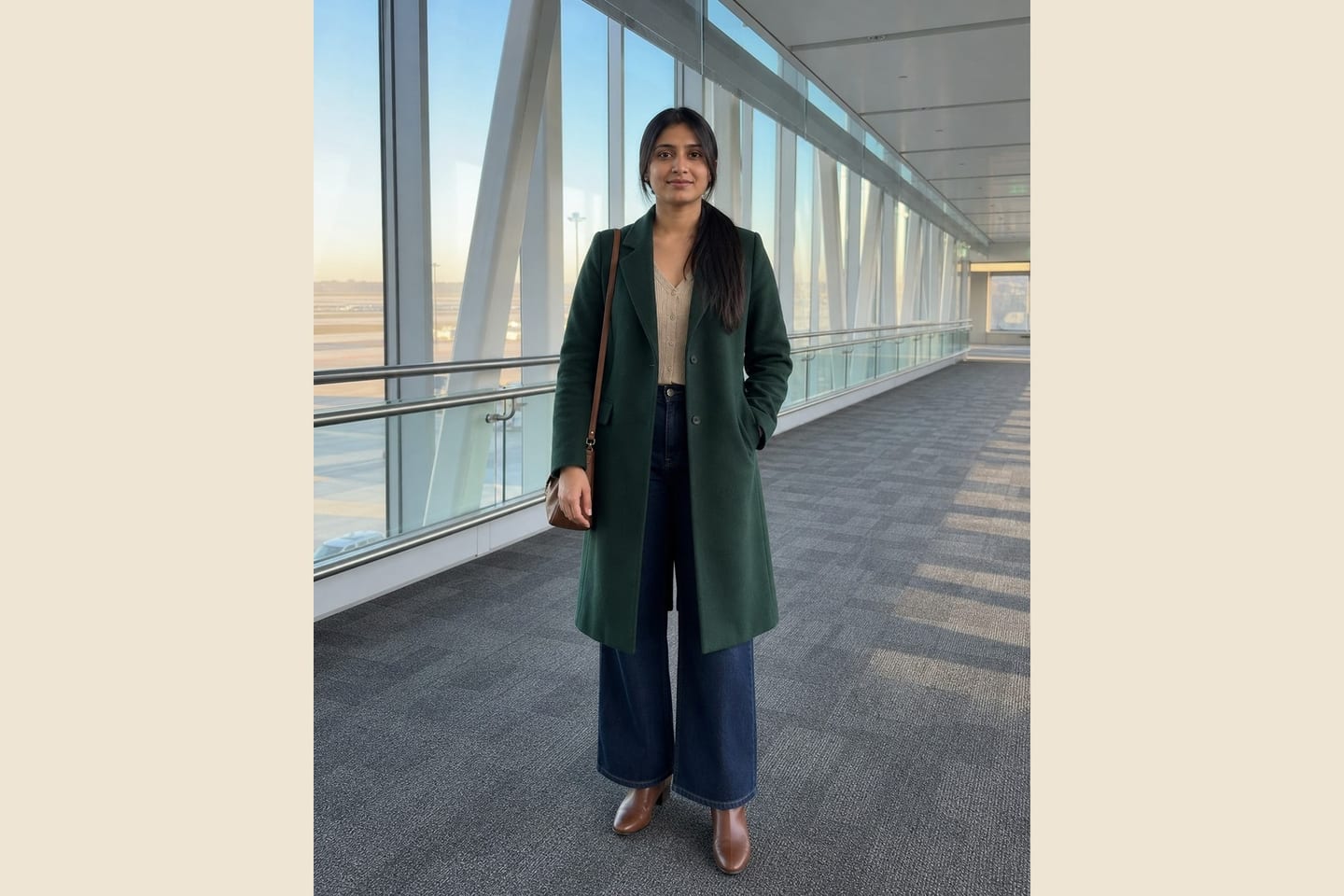 Editorial de fans en aeropuerto Entrada
