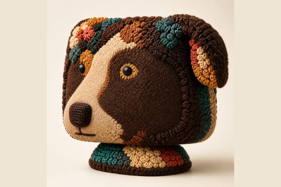 Busto textil caprichoso Resultado