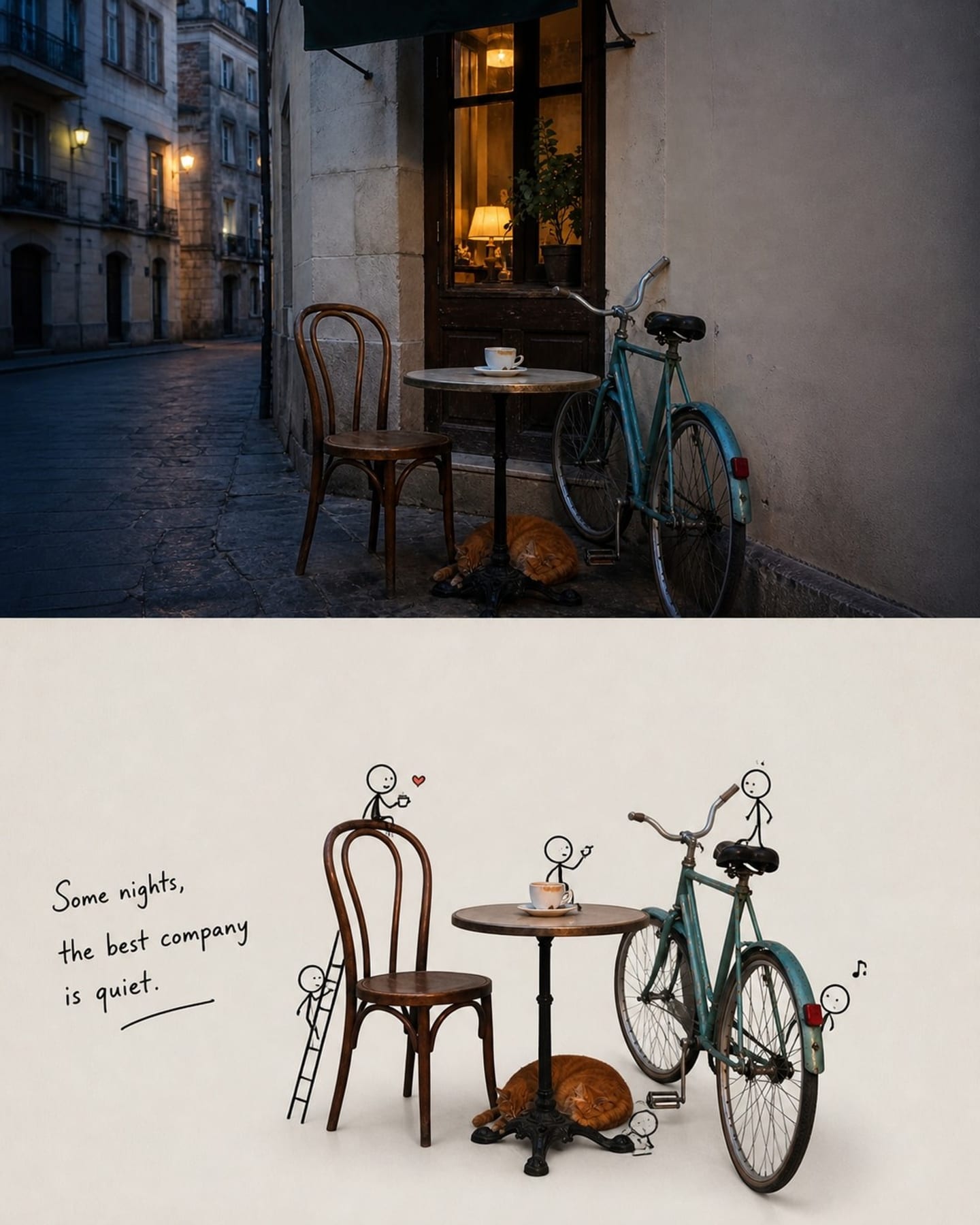 Doodle Story Diptych Output